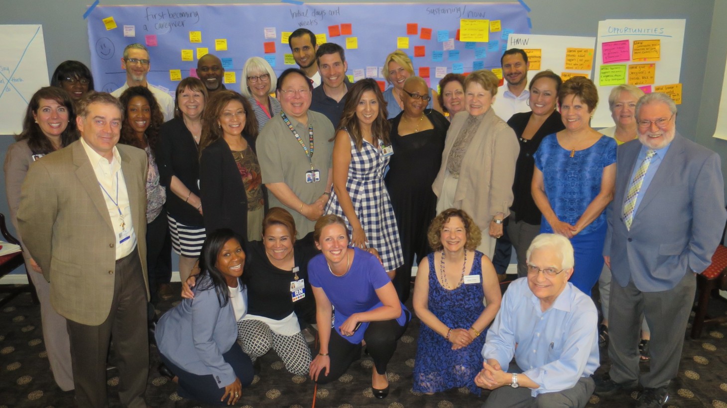 Group of patients, family members and KP staff 